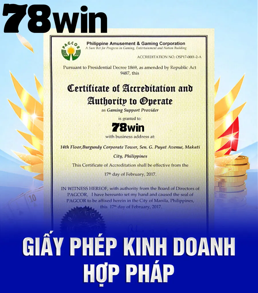 Giấy phép kinh doanh hợp pháp